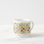 CRAZY QUILT Bedrijfs ID Espressiekopje Espresso Kop (Voorkant rechts)