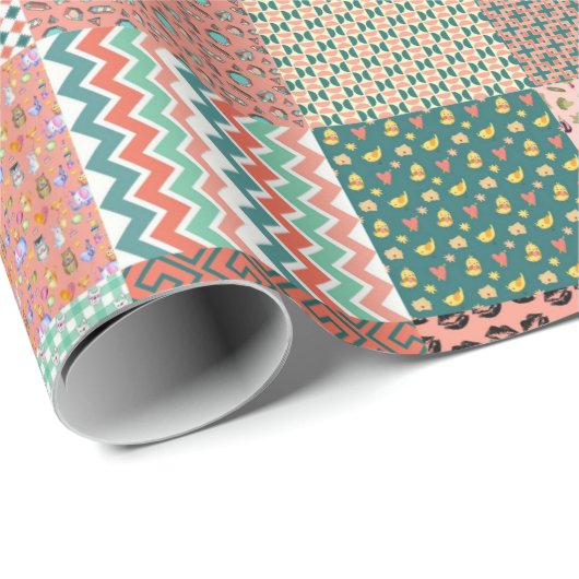 CRAZY QUILT CADEAUPAPIER (Rol Hoek)