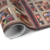Crazy quilt cadeaupapier (Rol Hoek)