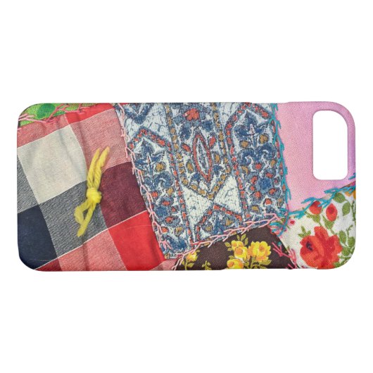 Crazy Quilt Case-Mate iPhone Case (Achterkant (Horizontaal))