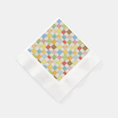 CRAZY QUILT Coined Cocktail Paper Napkins Servet (Hoek)