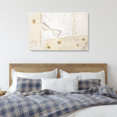 Crazy Quilt Design Canvas Afdruk (Insitu (Slaapkamer))