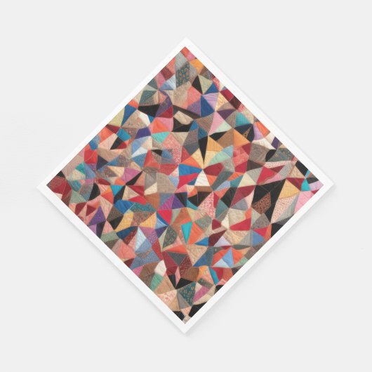 Crazy Quilt Design Servet (Hoek)