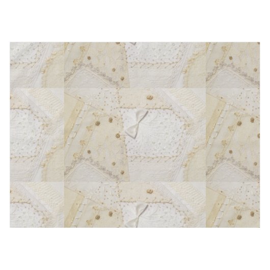 Crazy Quilt Design Tafelkleed (Voorkant (Horizontaal))