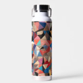 Crazy Quilt Design Waterfles (Voorkant)