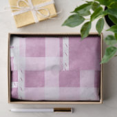 Crazy Quilt Dusty Pink Floral Pattern Decoupage Tissuepapier (Geschenk)