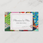 Crazy Quilt en Naaldaanpassingen Visitekaartje (Voorkant)