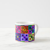 Crazy Quilt Espresso Mok (Voorkant rechts)