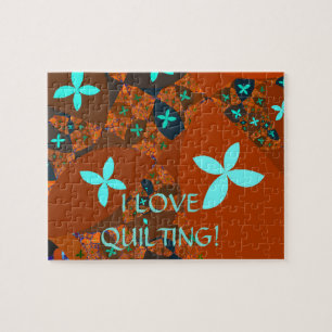 Crazy Quilt Fractal Abstract Legpuzzel