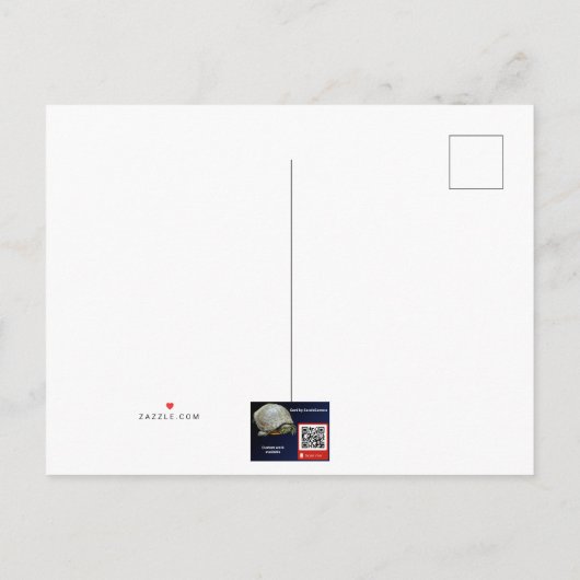 Crazy Quilt - FRACTAL ABSTRACT ONTWERP Uitnodiging Briefkaart (Achterkant)