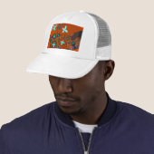 Crazy Quilt Fractal Abstract Trucker Pet (In situ)