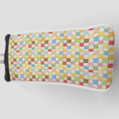 CRAZY QUILT Golf Putter Hoesje Golfheadcover (Voorkant)