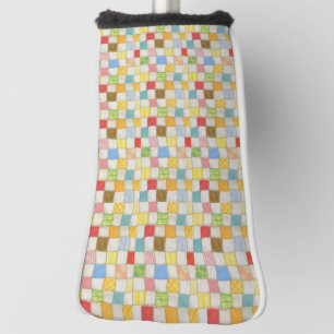CRAZY QUILT Golf Putter Hoesje Golfheadcover