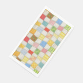 CRAZY QUILT Guest Paper Napkins Servet (Hoek)