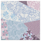 "Crazy Quilt" Imitatie Patchwork Stof (Close Up)