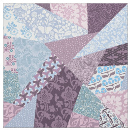 "Crazy Quilt" Imitatie Patchwork Stof