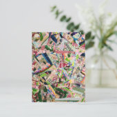 Crazy Quilt in Spring Colors Briefkaart (Staand voorkant)