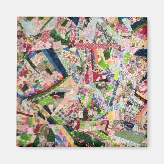 Crazy Quilt in Spring Colors Magneet