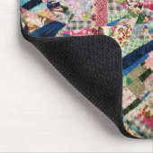 Crazy Quilt in Spring Colors Muismat (Hoek)