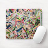 Crazy Quilt in Spring Colors Muismat (Met muis)