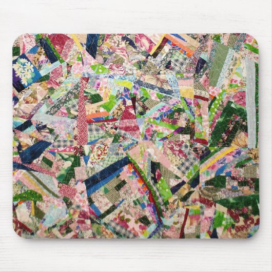 Crazy Quilt in Spring Colors Muismat (Voorkant)