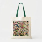 Crazy Quilt in Spring Colors Tote Bag (Voorkant)