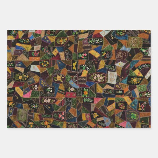  Crazy Quilt Inpakpapier Vel (Voorkant)