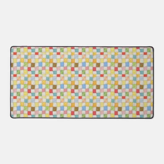 CRAZY QUILT Kantoor Studio Desk Mat (Voorkant)