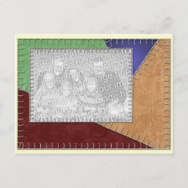 Crazy Quilt Kijk het Briefkaart van het Malplaatje