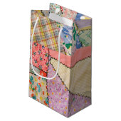 Crazy Quilt Klein Cadeauzakje (Achterkant Gekanteld)
