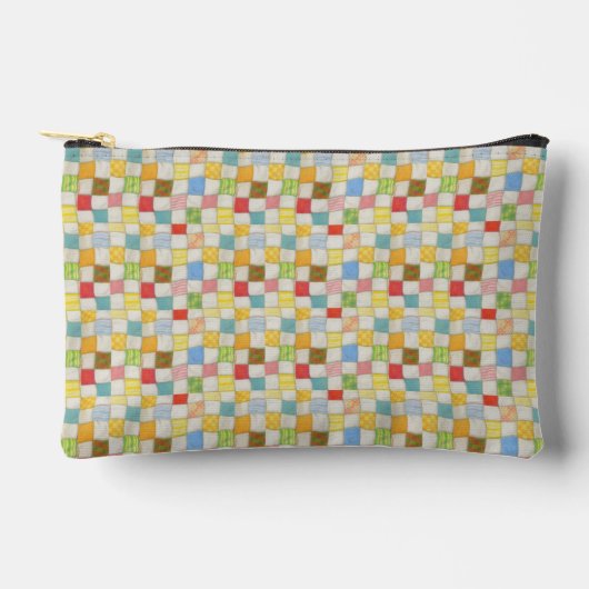 CRAZY QUILT Kleine Accessoiretas Schoudertasje Etui (Voorkant)