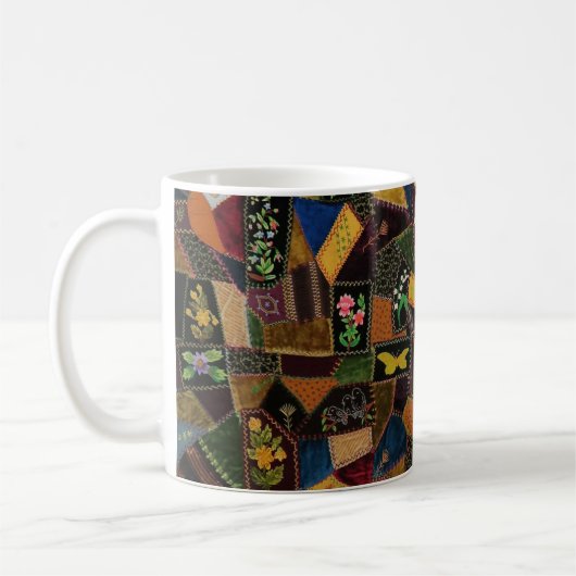 Crazy Quilt Koffiemok (Links)