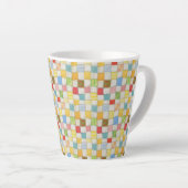 CRAZY QUILT Latte mokkop Mok (Rechterhoek)