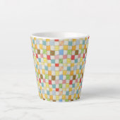 CRAZY QUILT Latte mokkop Mok (Voorkant)