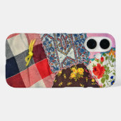 Crazy Quilt met garenknoop Case-Mate iPhone Case (Achterkant (horizontaal))