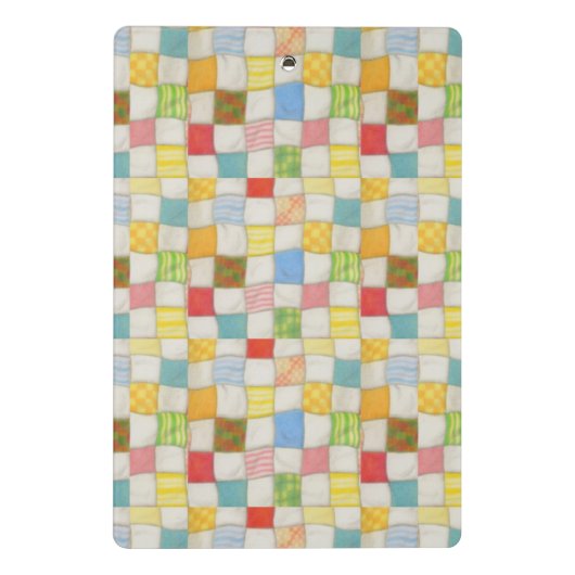 CRAZY QUILT Mini-klembord Mini Klembord (Achterkant)