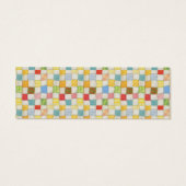 CRAZY QUILT Mini Visitekaartje (Achterkant)