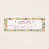 CRAZY QUILT Mini Visitekaartje II (Voorkant)