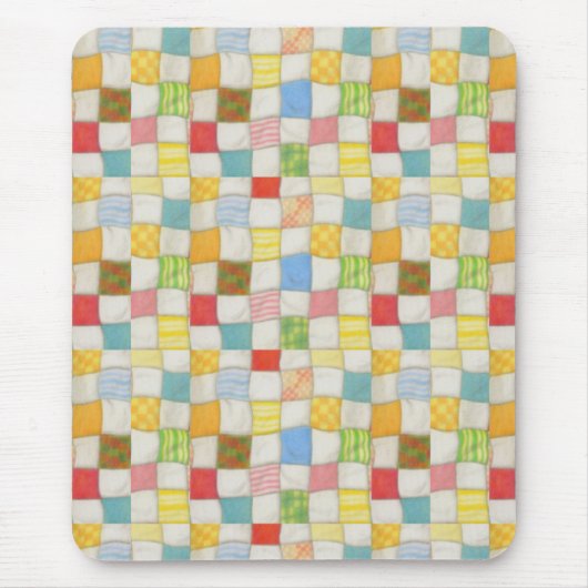 CRAZY QUILT Mousepad Muismat (Voorkant)