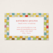 CRAZY QUILT Oceana 3.54x2.165 Visitekaartje (Voorkant)