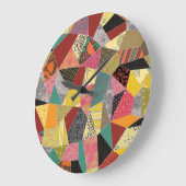 Crazy Quilt Patchwork Grote Klok (Hoek)
