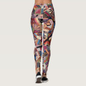 Crazy Quilt Patchwork-look Leggings (Achterkant)