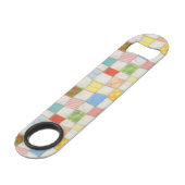 CRAZY QUILT Snel Flesopener Speed Flessenopener (Voorkant Gekanteld)