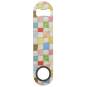 CRAZY QUILT Snel Flesopener Speed Flessenopener (Achterkant)