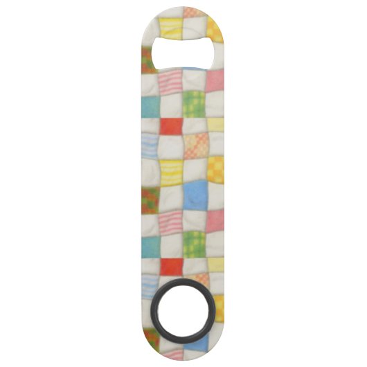 CRAZY QUILT Snel Flesopener Speed Flessenopener (Voorkant)