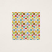 CRAZY QUILT Square Visitekaartje (Voorkant)