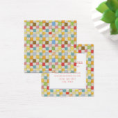 CRAZY QUILT Square Visitekaartje (Bureau)