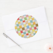 CRAZY QUILT Stickers met grote ronde ronde (Envelop)