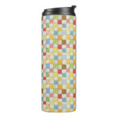 CRAZY QUILT Thermal Tumbler Thermosbeker (Gedraaid links)
