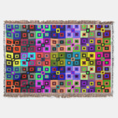 Crazy Quilt Throw Blanket Deken (Voorkant)